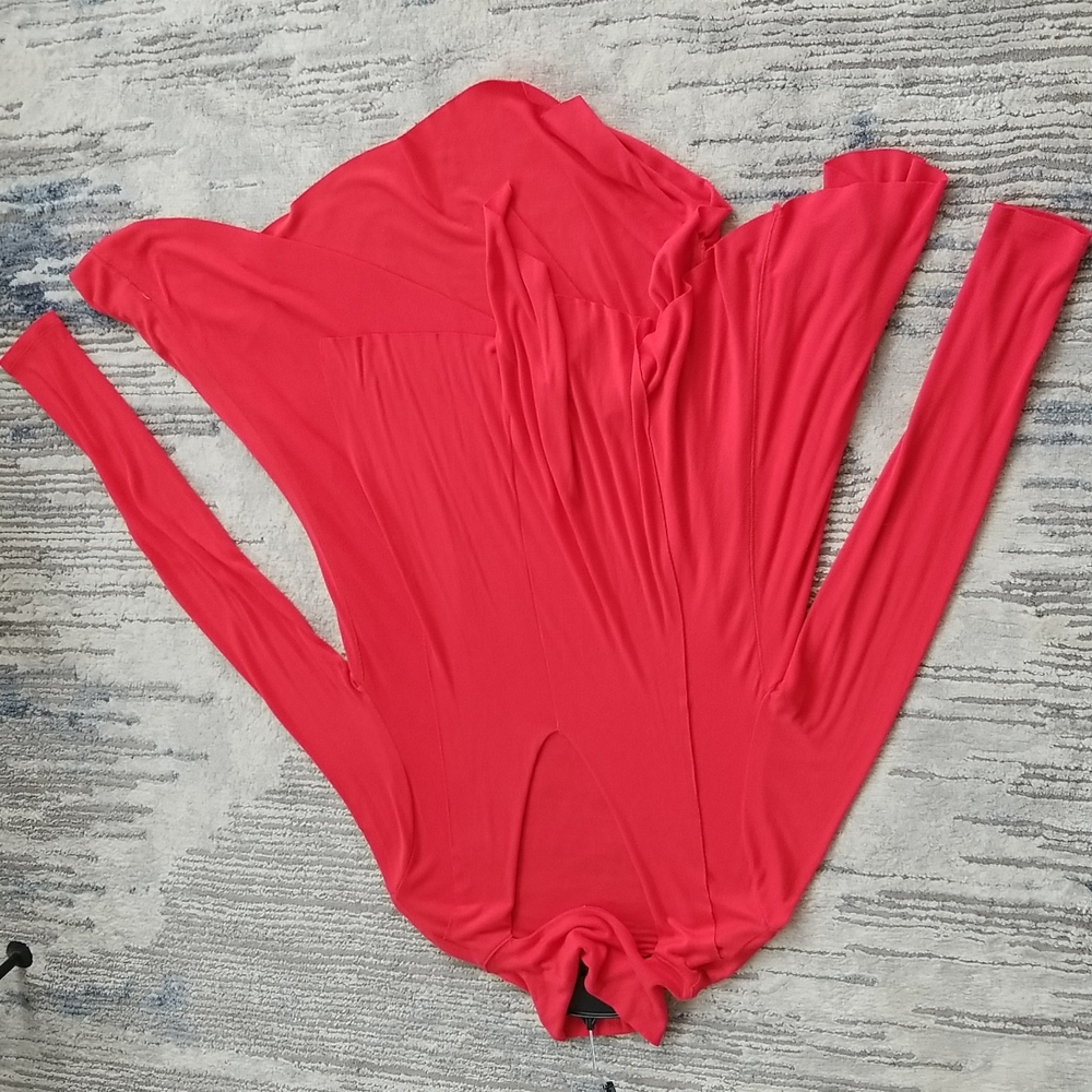 SALE* Free People poppy red FLOWY top or dress. Size Medium